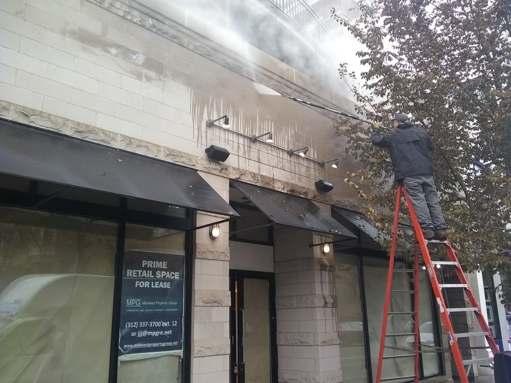 Commercial Limestone Cleaning Chicago